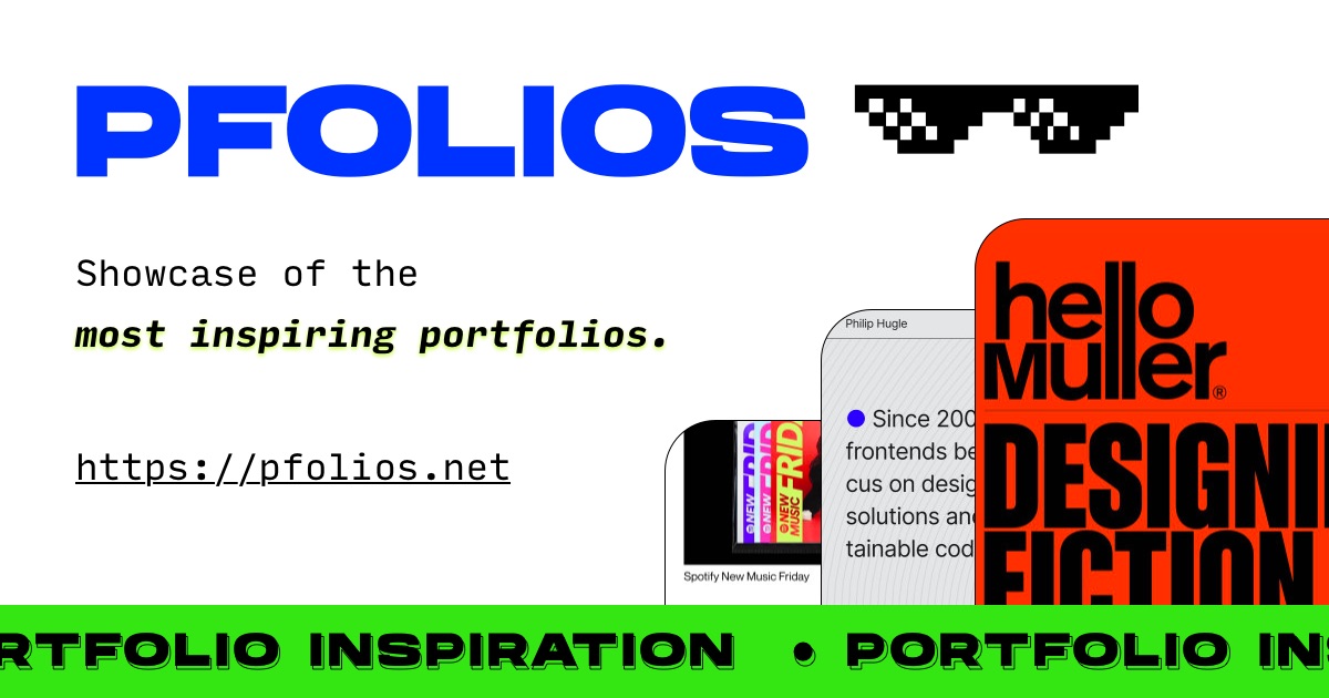 PFOLIOS - Most Inspiring Portfolios